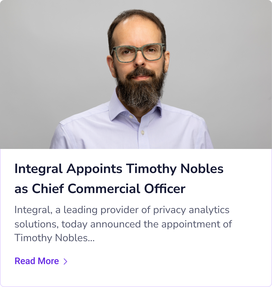 Integral Appoints Timothy Nobles as CCO